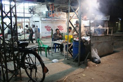 One of Faisalabad's Streetside Kabab shops that had privilege to host NFAK