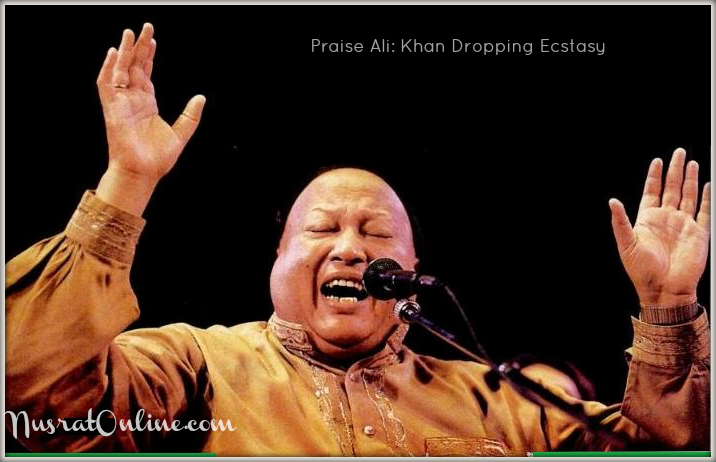 Nusrat Fateh Ali Khan Performing At Symphony Hall, Boston 1995, A pic
