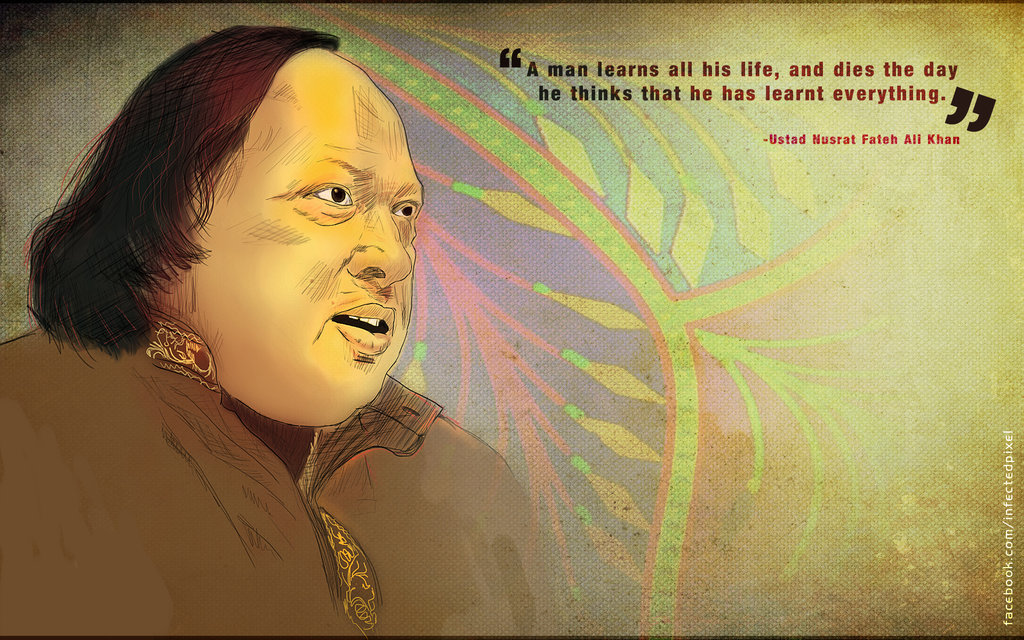 Nusrat Fateh Ali Khan by infected pixel