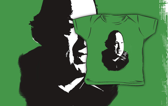 Nusrat Fateh Ali Khan Green T Shirt